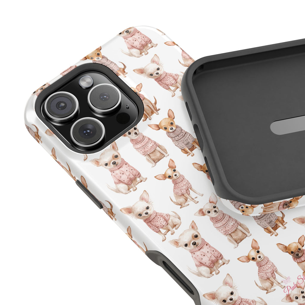 Fancy Toy Chihuahua Magnetic iPhone Case