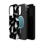 Midnight Boo Magnetic iPhone Case | Cute Ghost Halloween Phone Cover