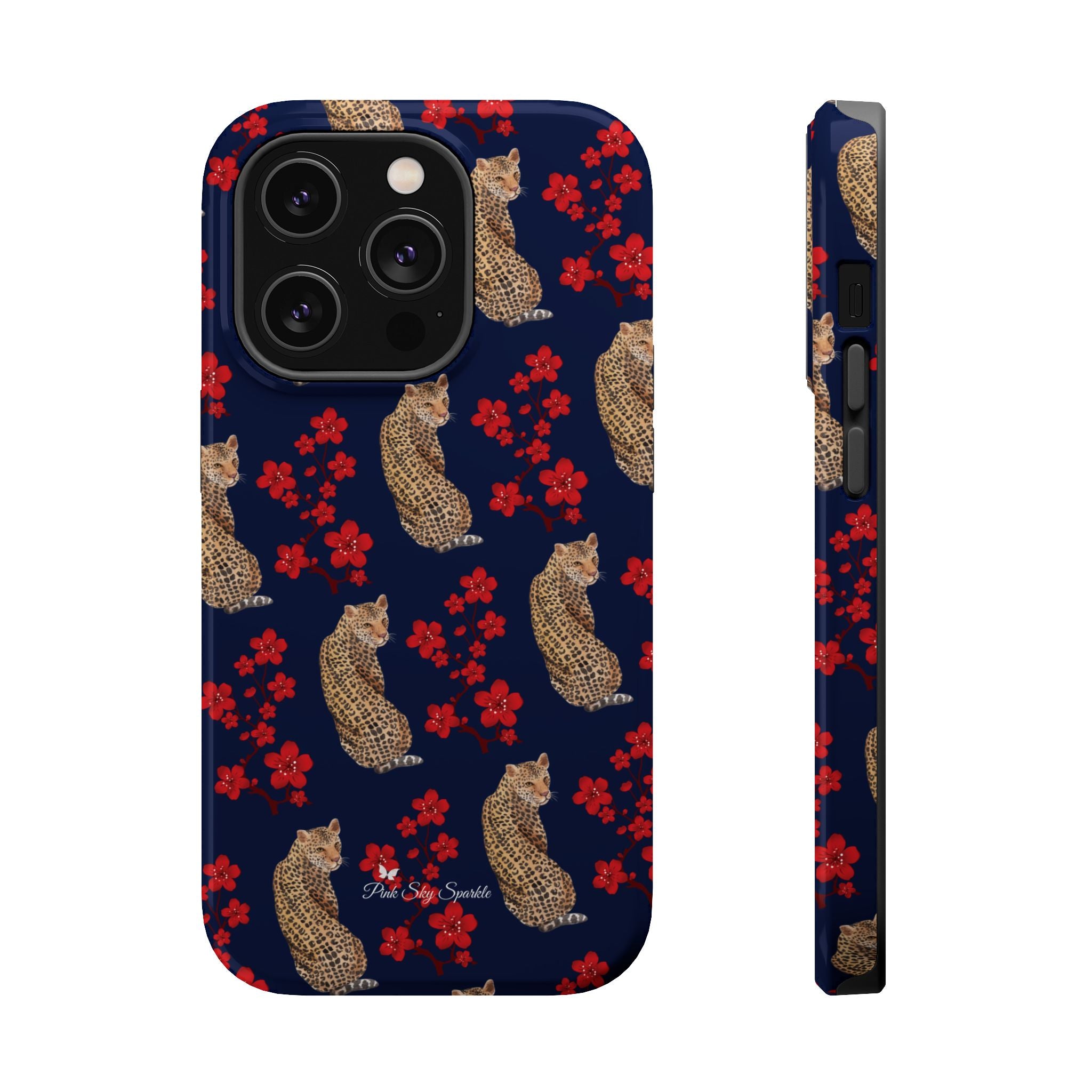 Funda magnética para iPhone Crimson Jungle