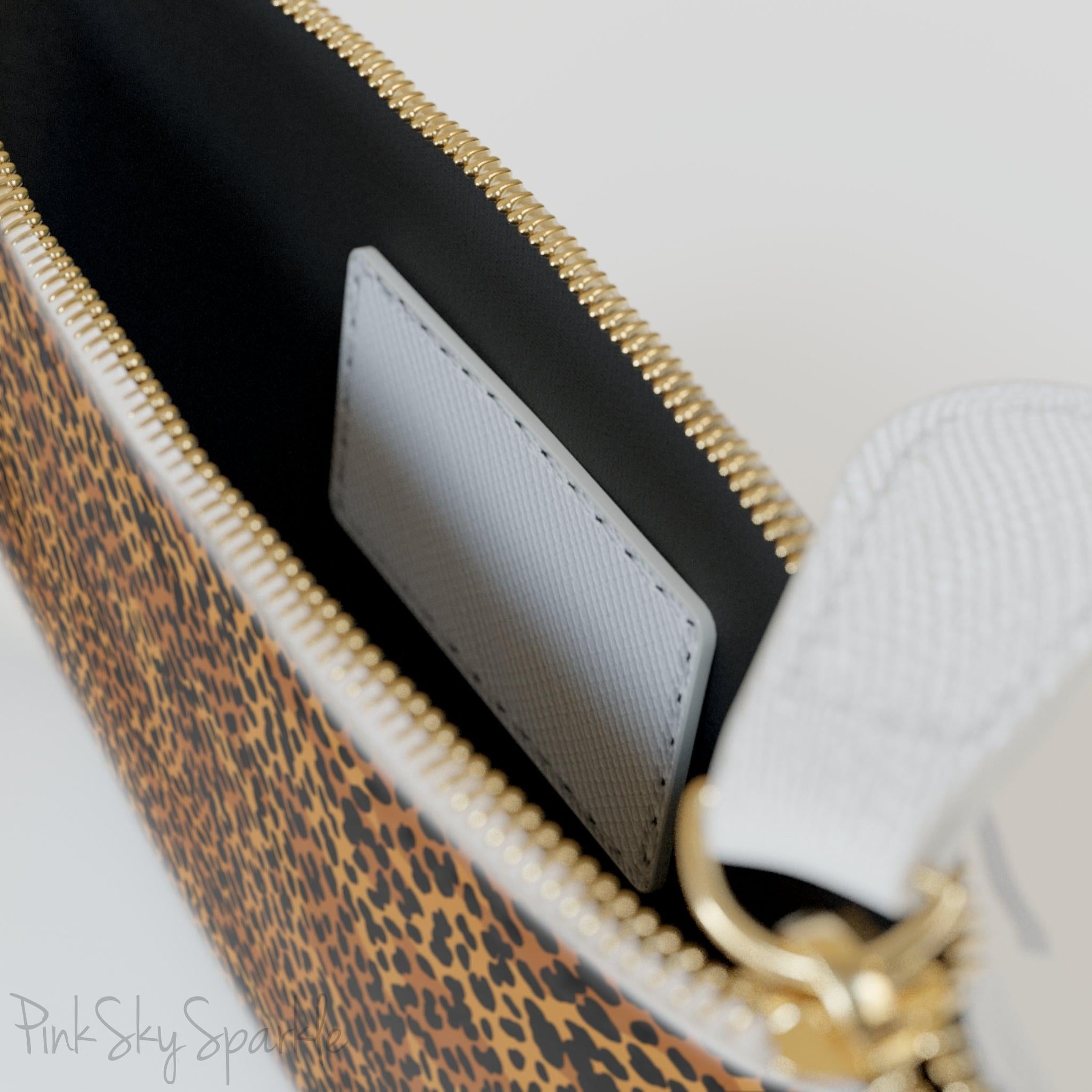 Spotted Luxe Mini Clutch Bag
