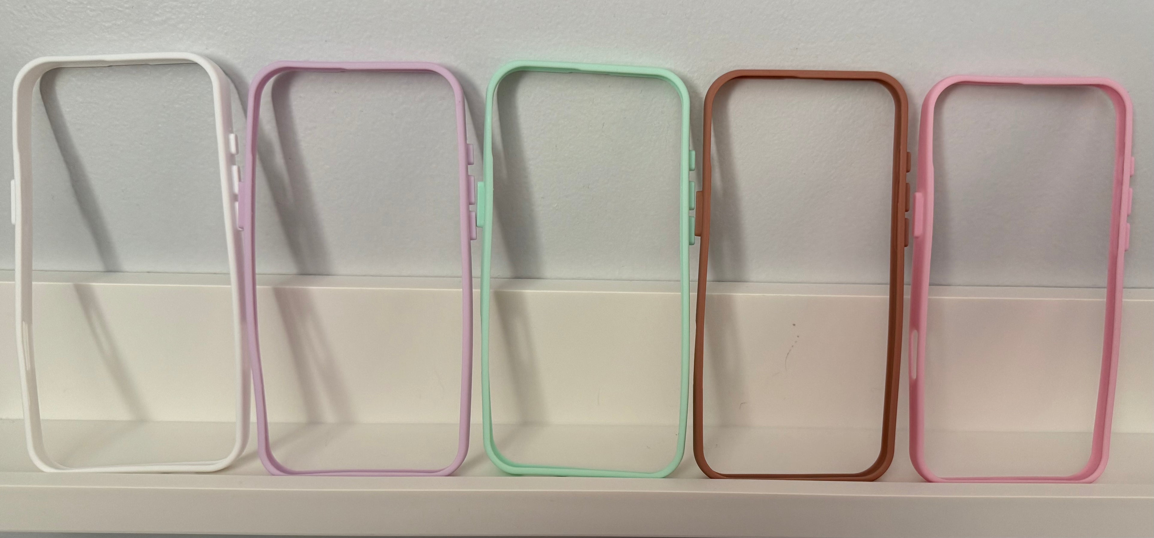 Bordures de coque de téléphone de couleur interchangeable