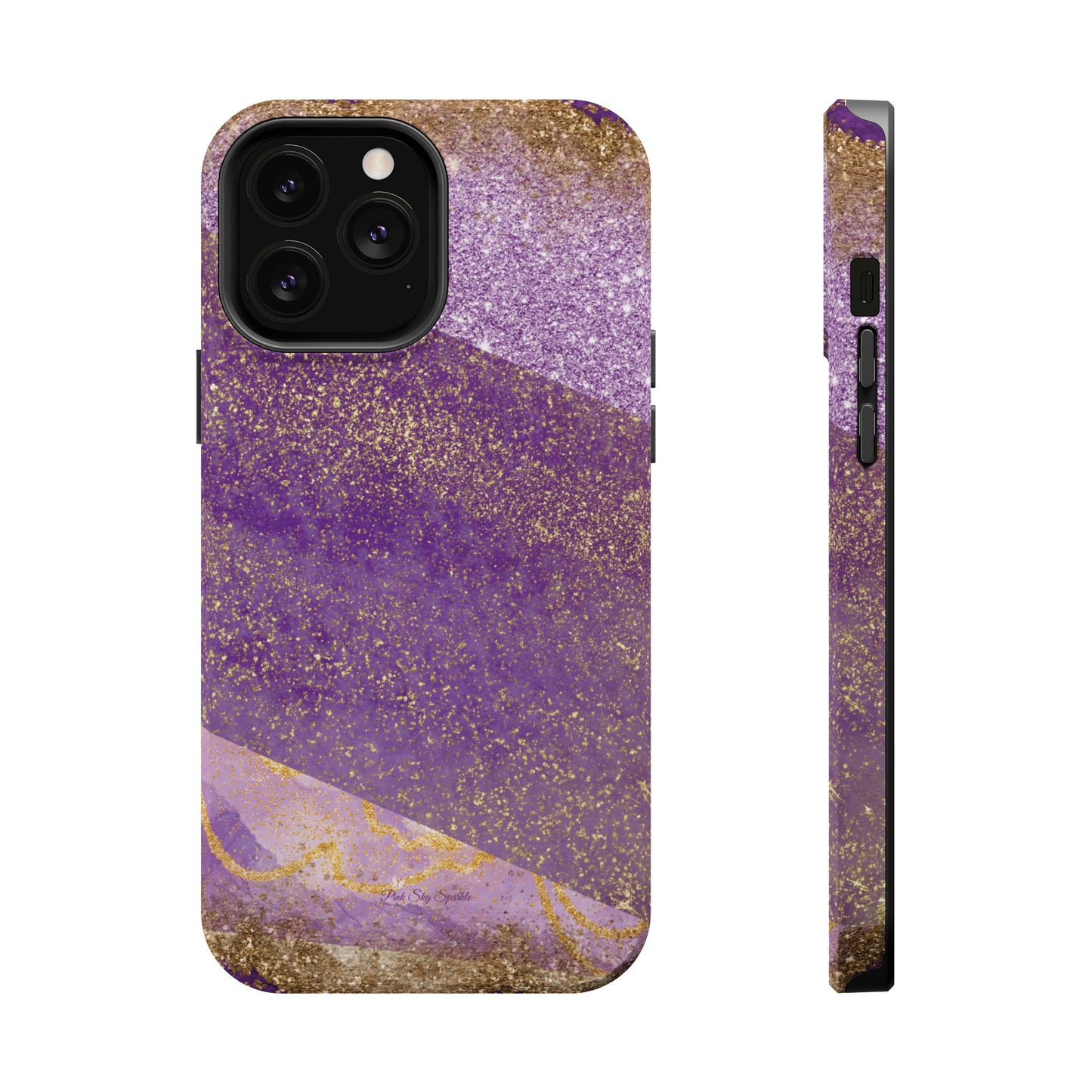 Amethyst Sparkle Magnetic iPhone Case