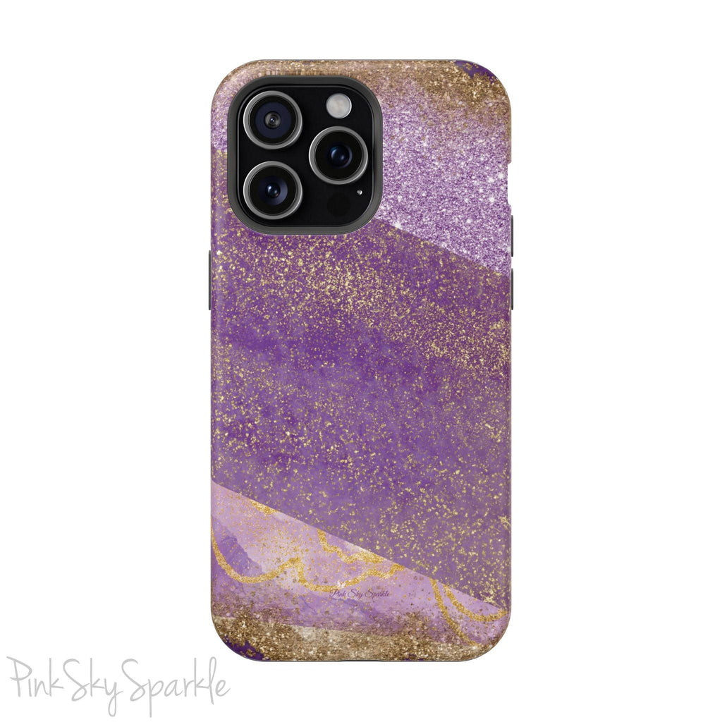 Amethyst Sparkle Magnetic iPhone Case