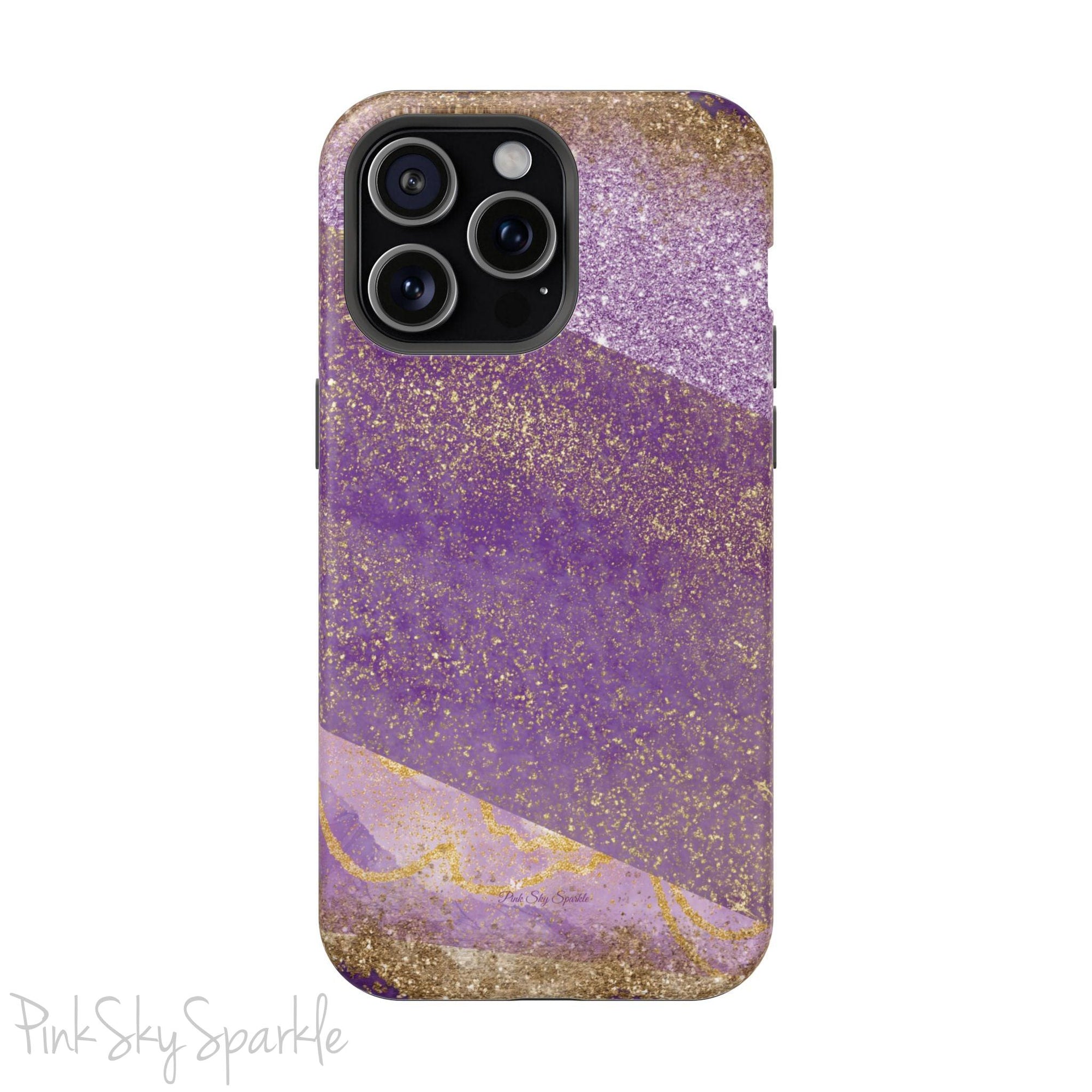 Amethyst Sparkle Magnetic iPhone Case