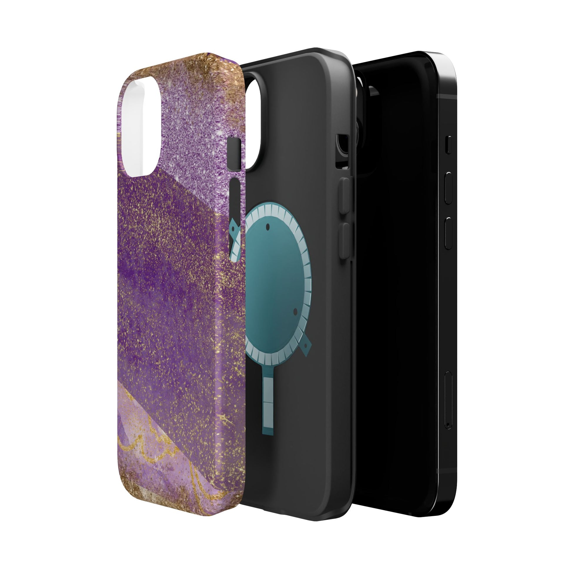 Amethyst Sparkle Magnetic iPhone Case