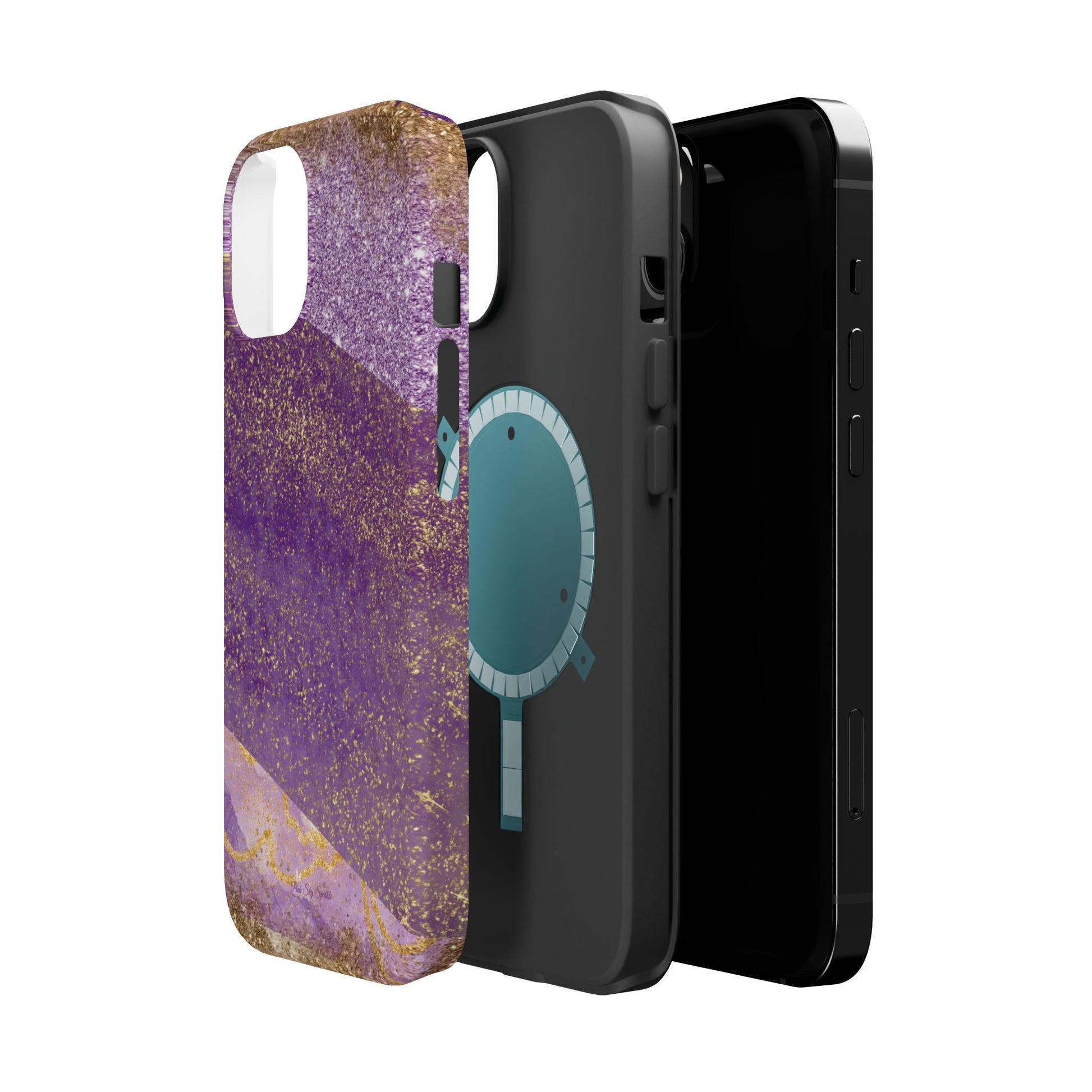 Amethyst Sparkle Magnetic iPhone Case