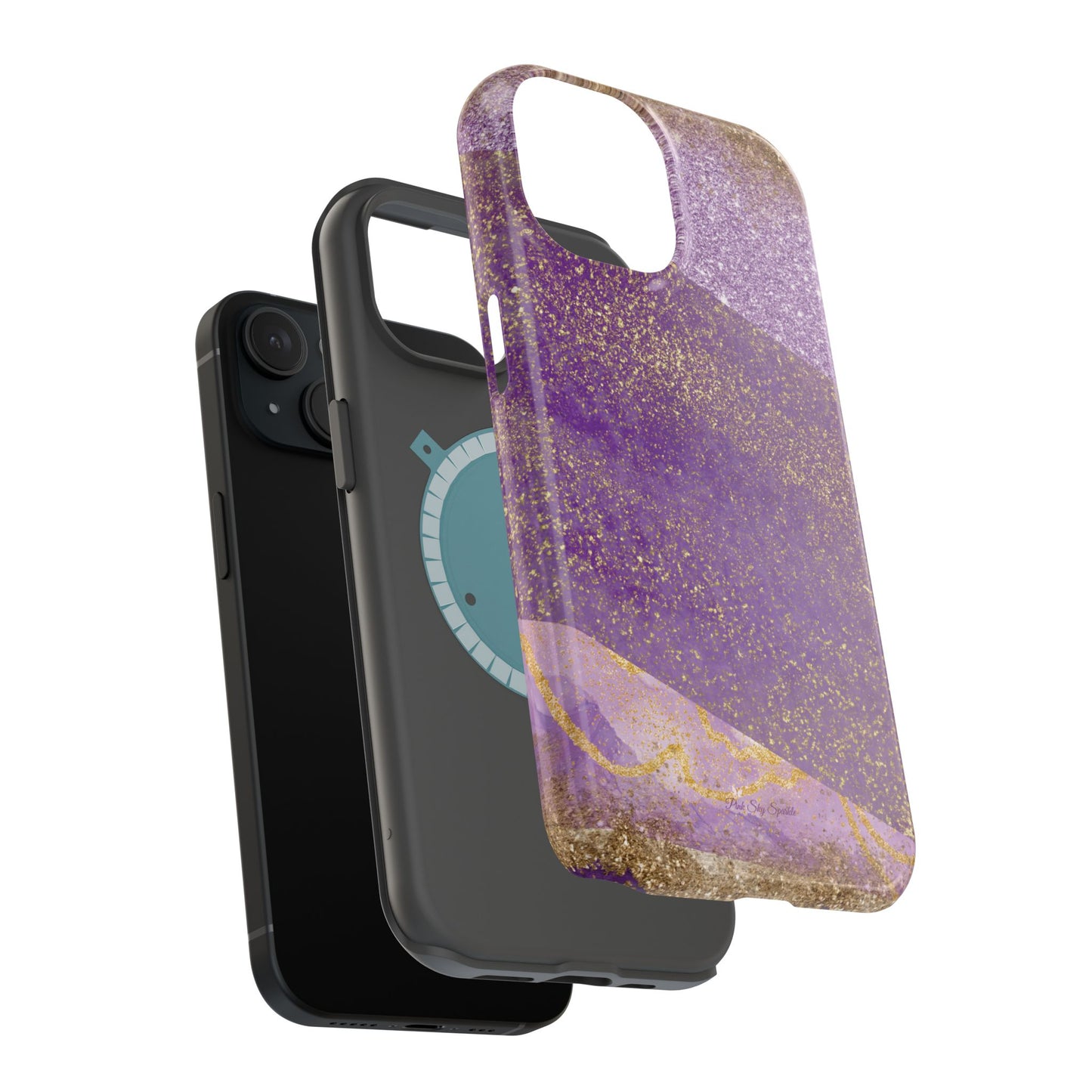 Amethyst Sparkle Magnetic iPhone Case