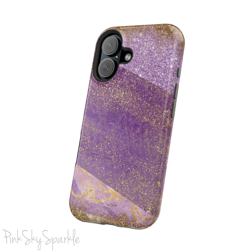 Amethyst Sparkle Magnetic iPhone Case