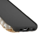 Bottom of phone case showing ports - Phone case with baby deer