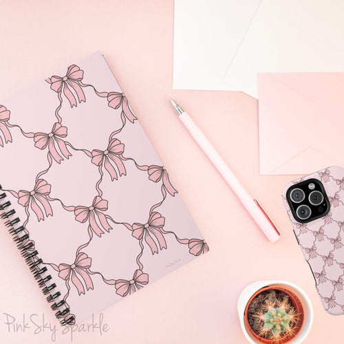 Ballet Bows Spiral Notebook