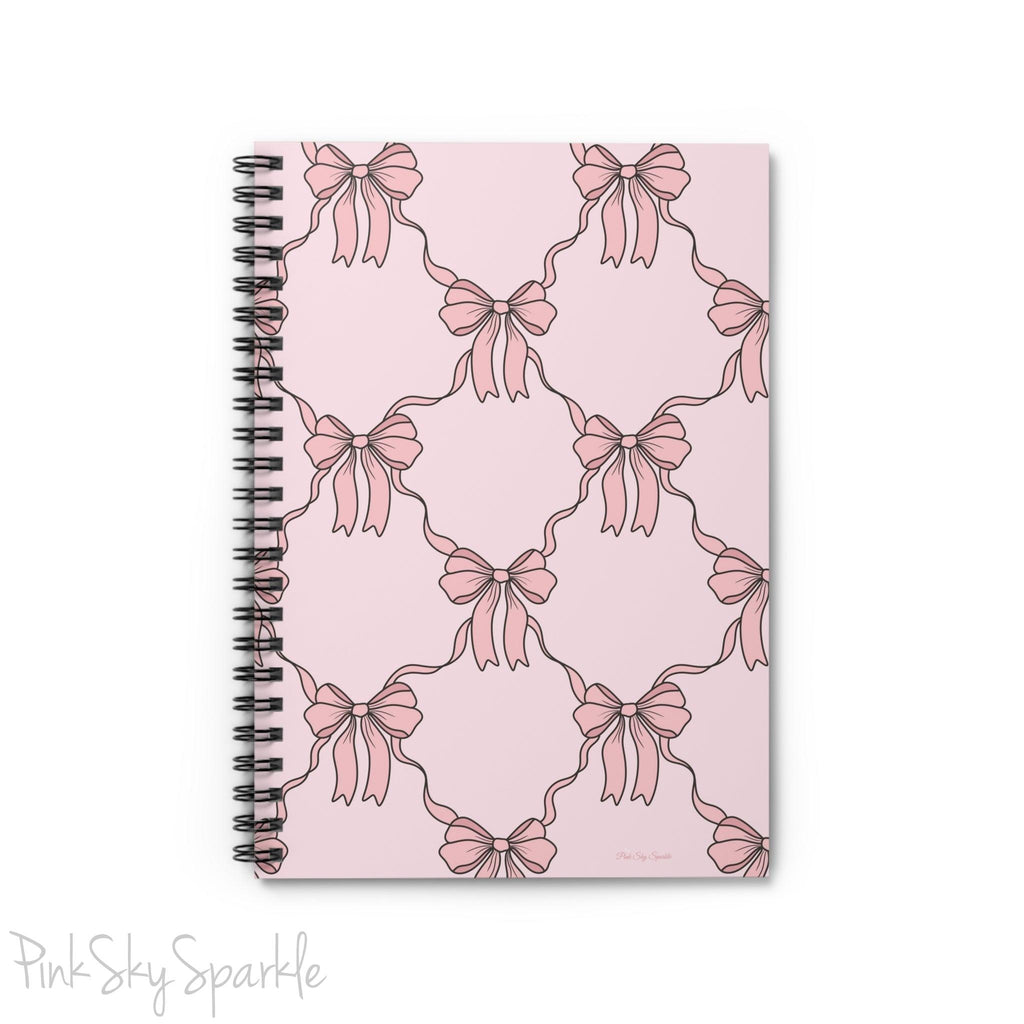 Ballet Bows Spiral Notebook