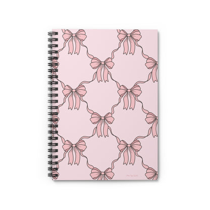 Ballet Bows Spiral Notebook