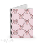 Ballet Bows Spiral Notebook