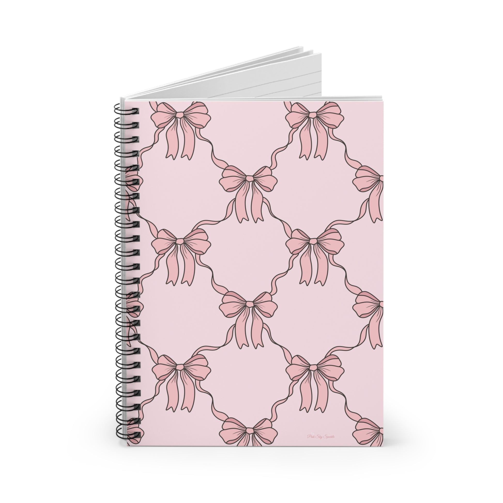 Ballet Bows Spiral Notebook