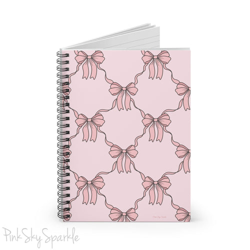 Ballet Bows Spiral Notebook