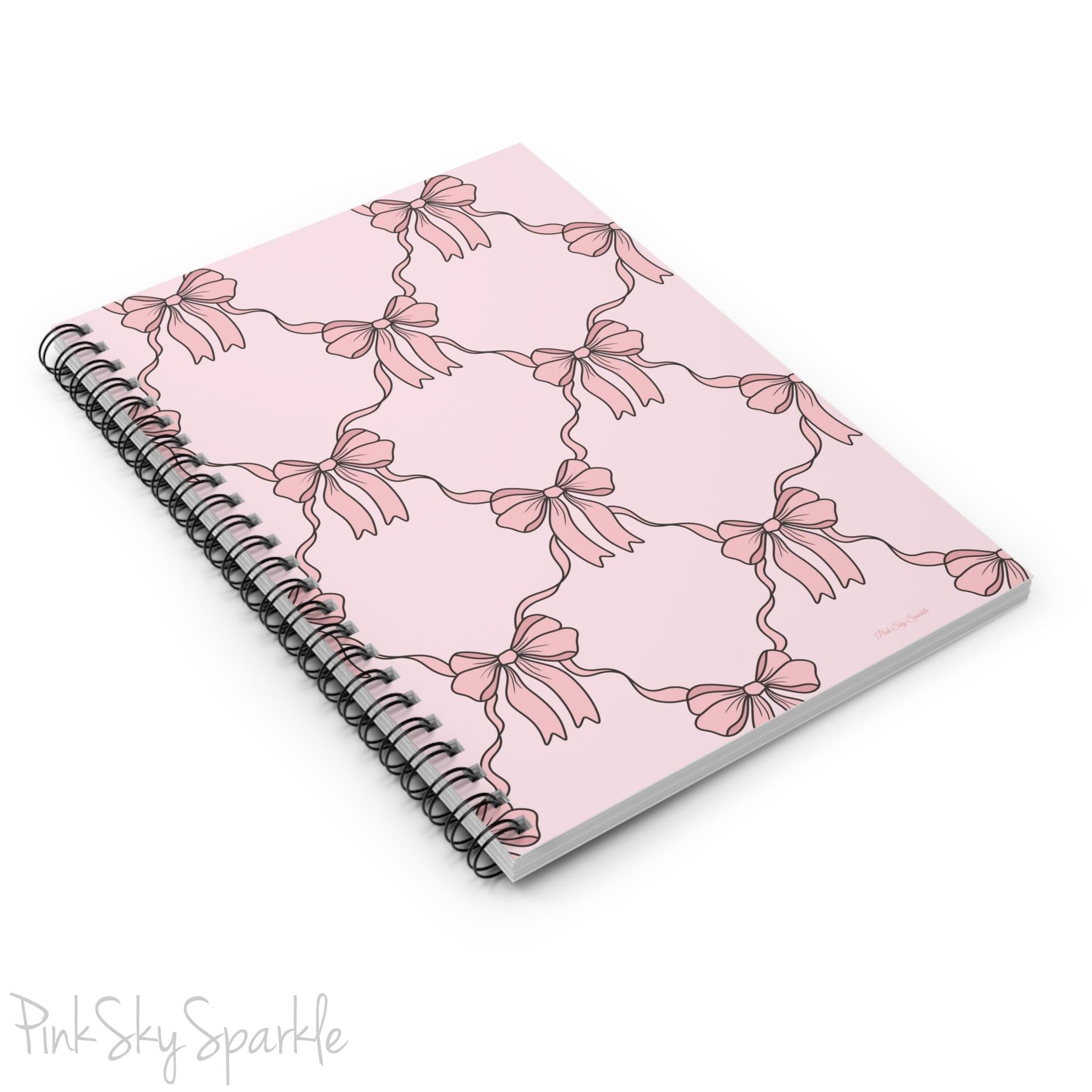 Ballet Bows Spiral Notebook