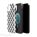 Black Cat Magnetic Tough iPhone Case