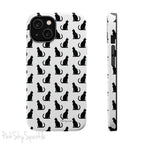 Black Cat Magnetic Tough iPhone Case