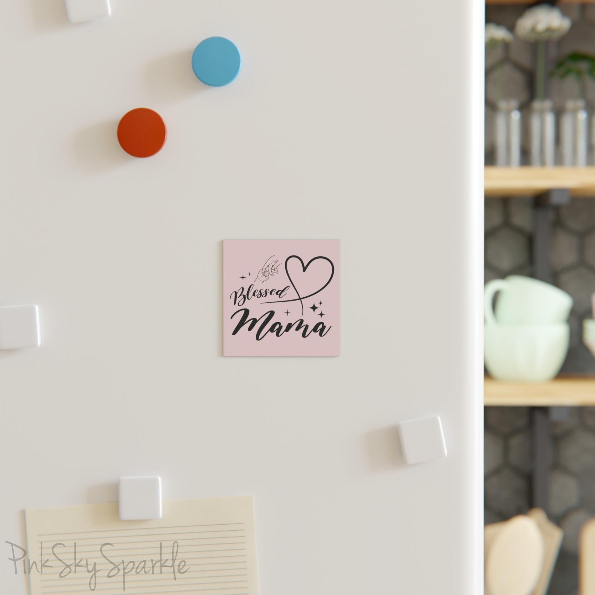 Blessed Mama Square Magnet
