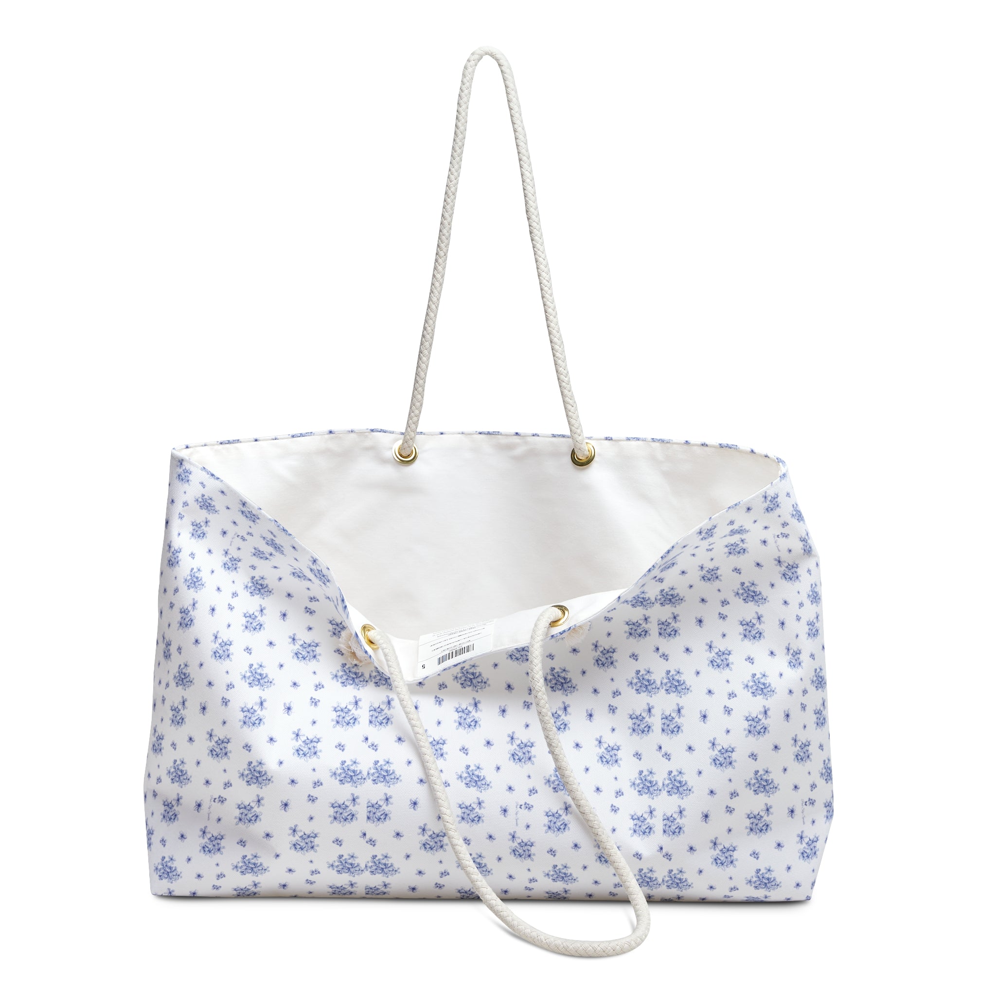 Blue Bloom Weekender Tote Bag