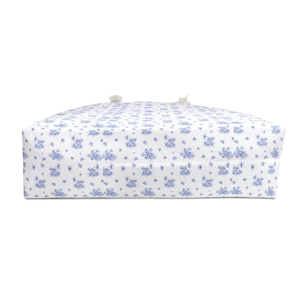 Blue Bloom Weekender Tote Bag