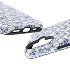 Blue Butterfly Toile Magnetic iPhone Case