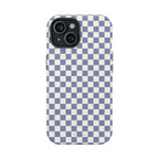 Blue Checkerboard Magnetic iPhone Case