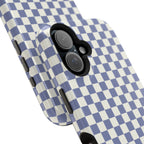 Blue Checkerboard Magnetic iPhone Case