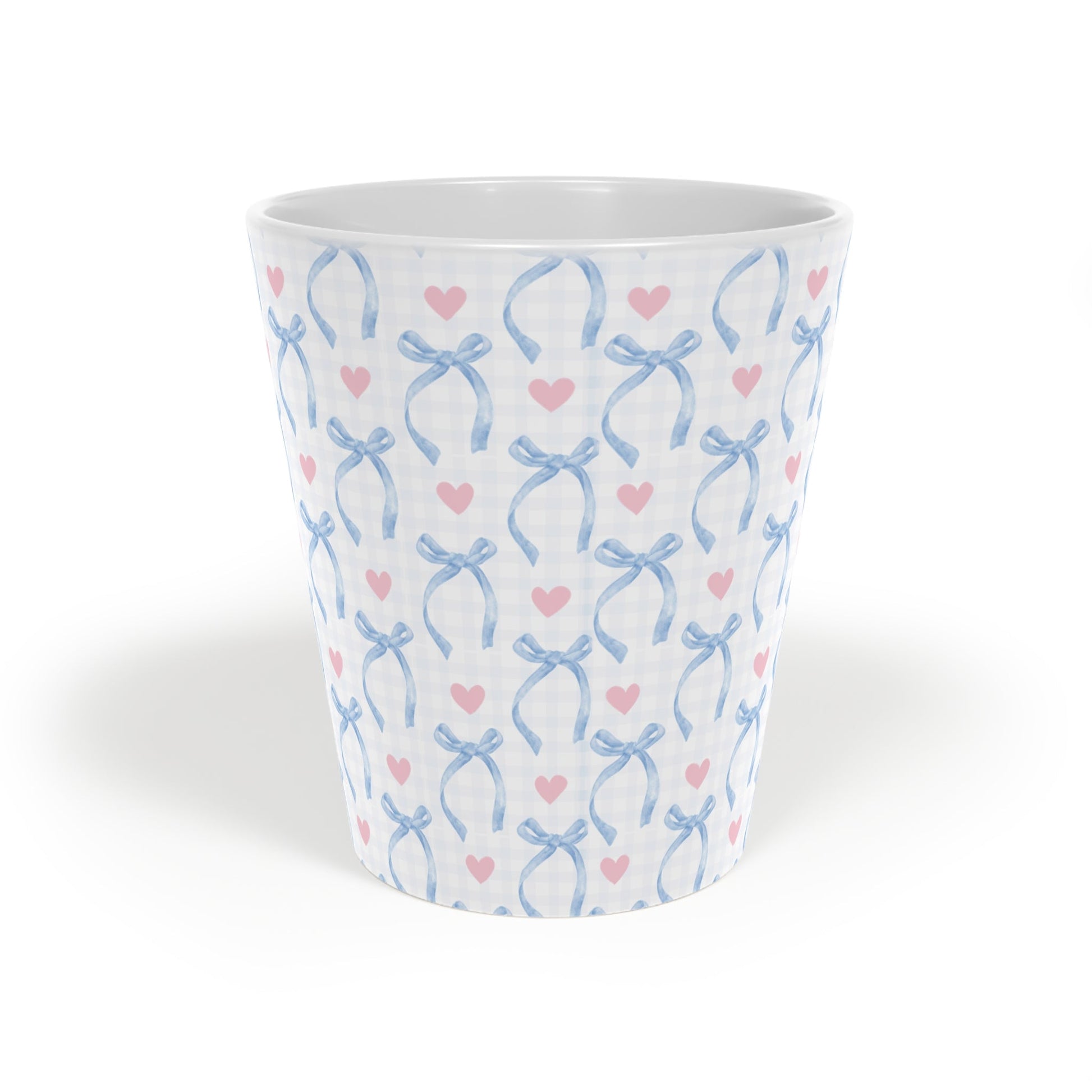 Blue Coquette Latte Mug