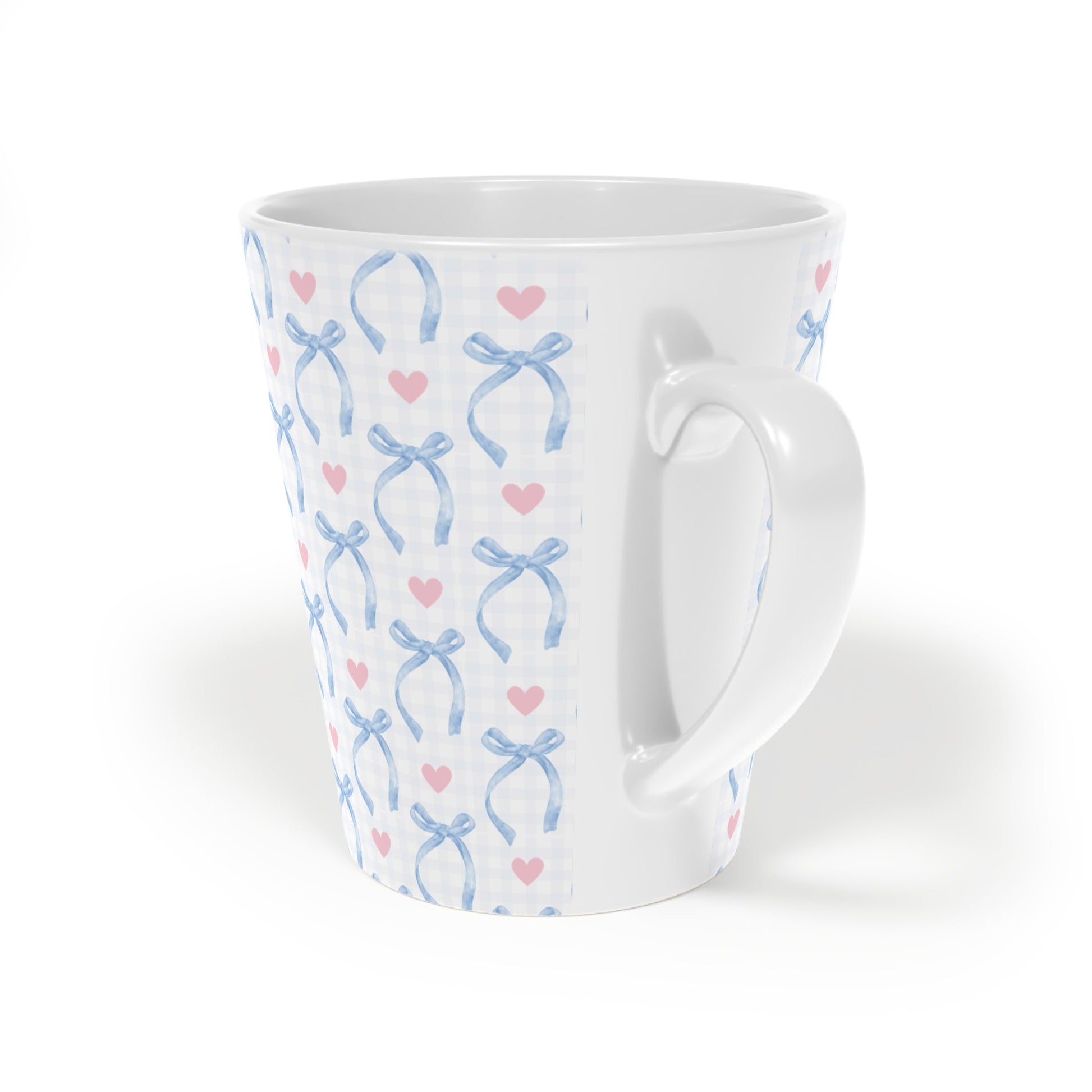 Blue Coquette Latte Mug