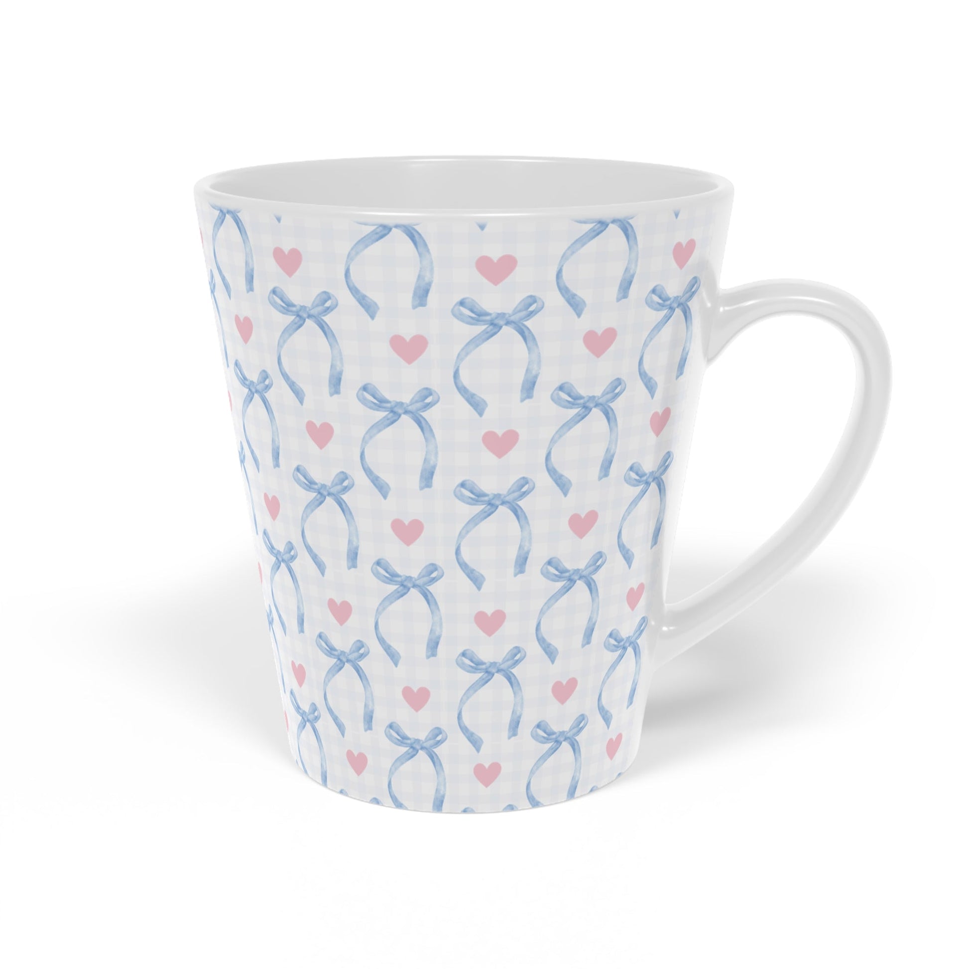 Blue Coquette Latte Mug