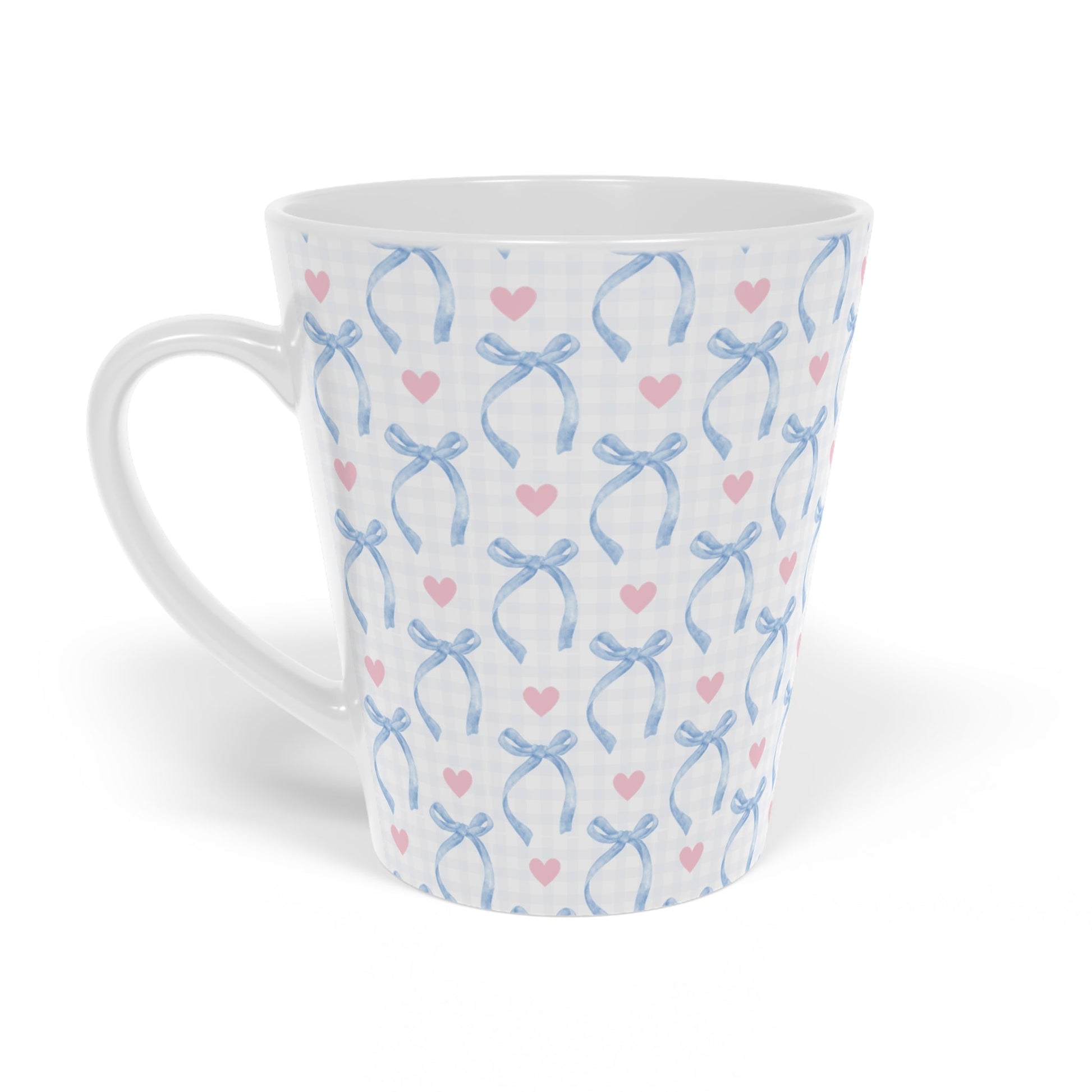 Blue Coquette Latte Mug