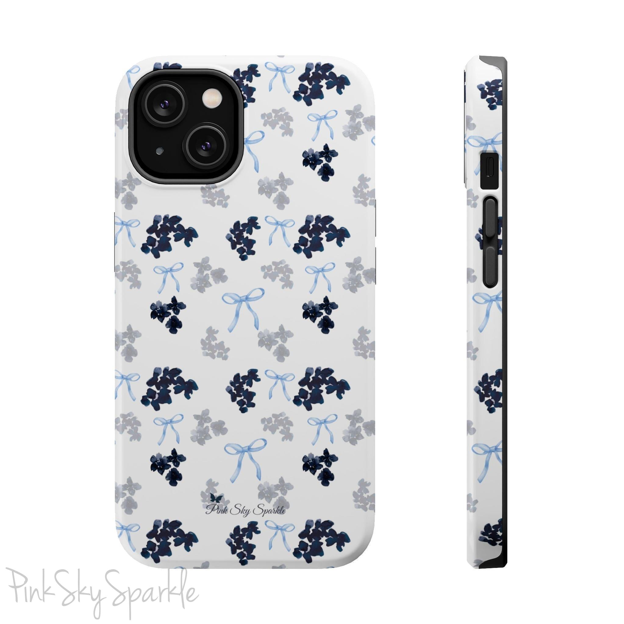 Blue Belle Coquette Magnetic iPhone Case