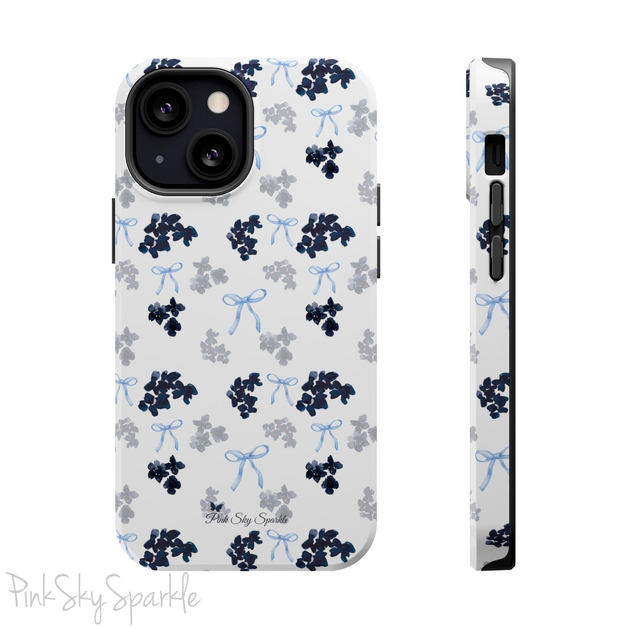 Blue Belle Coquette Magnetic iPhone Case