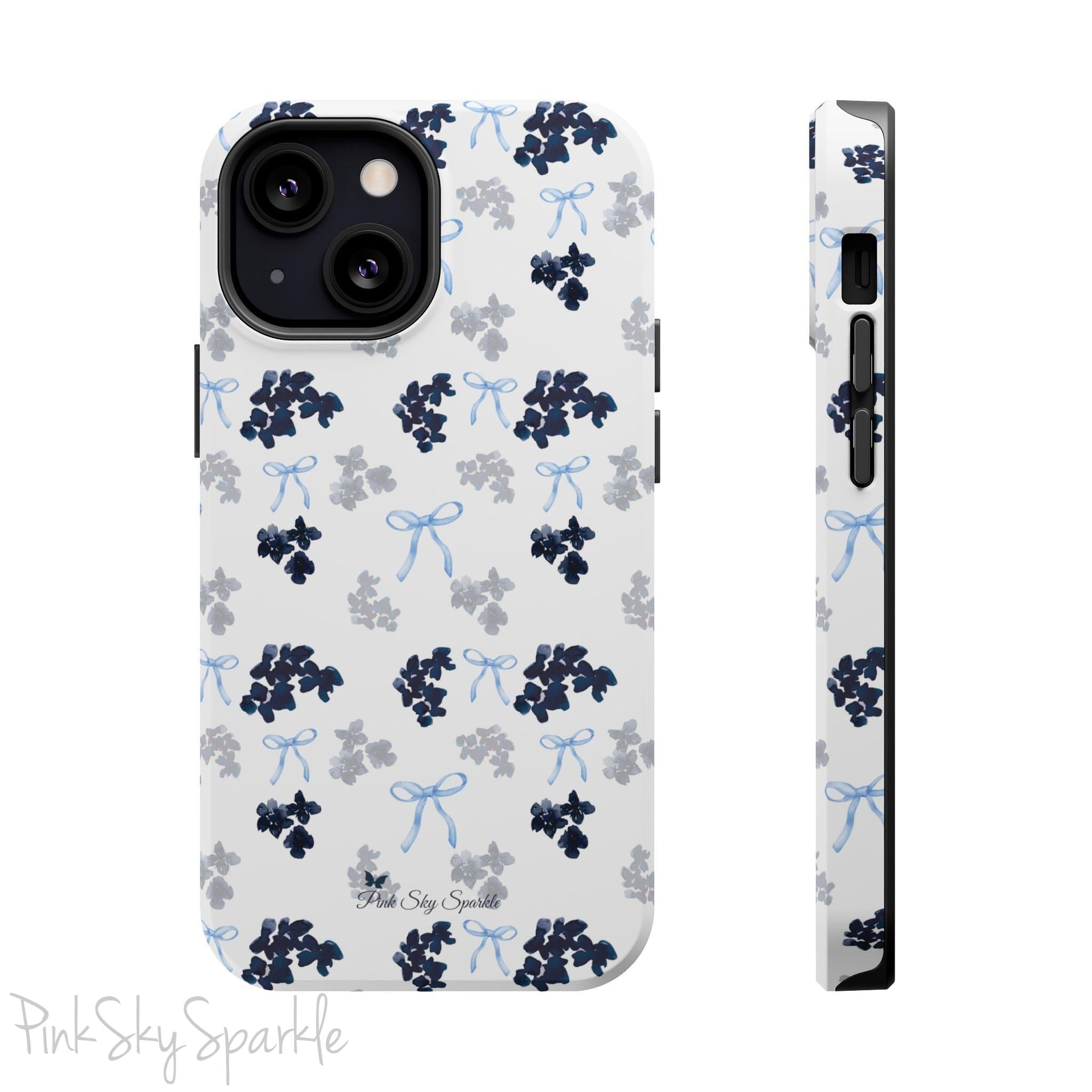 Blue Belle Coquette Magnetic iPhone Case