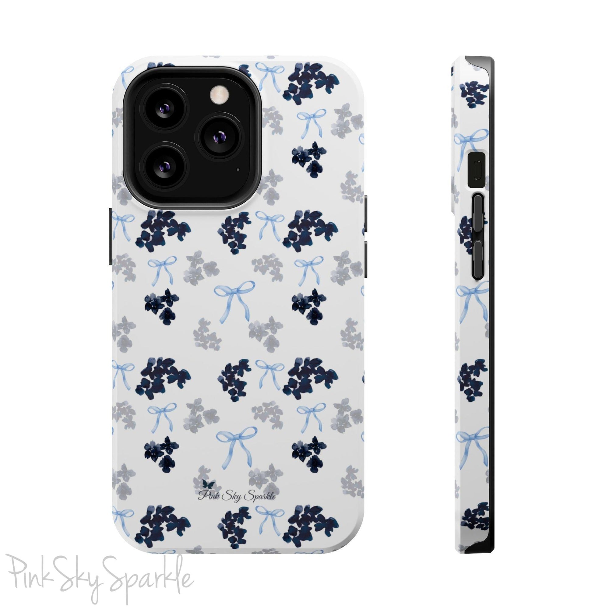Blue Belle Coquette Magnetic iPhone Case