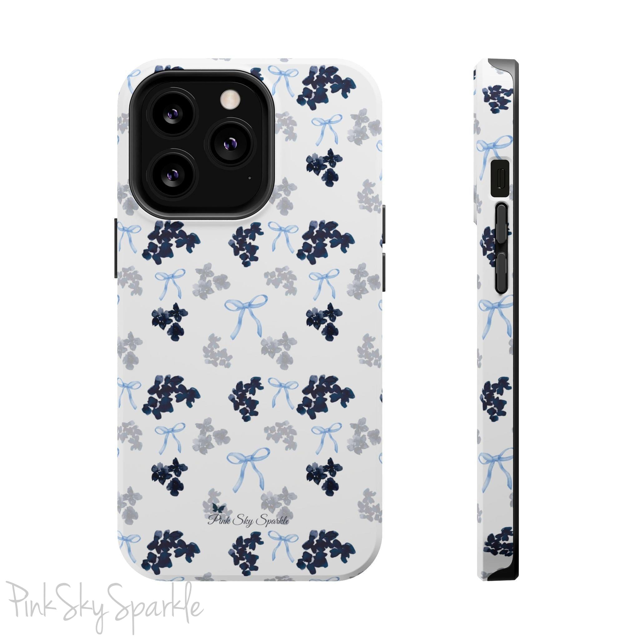 Blue Belle Coquette Magnetic iPhone Case