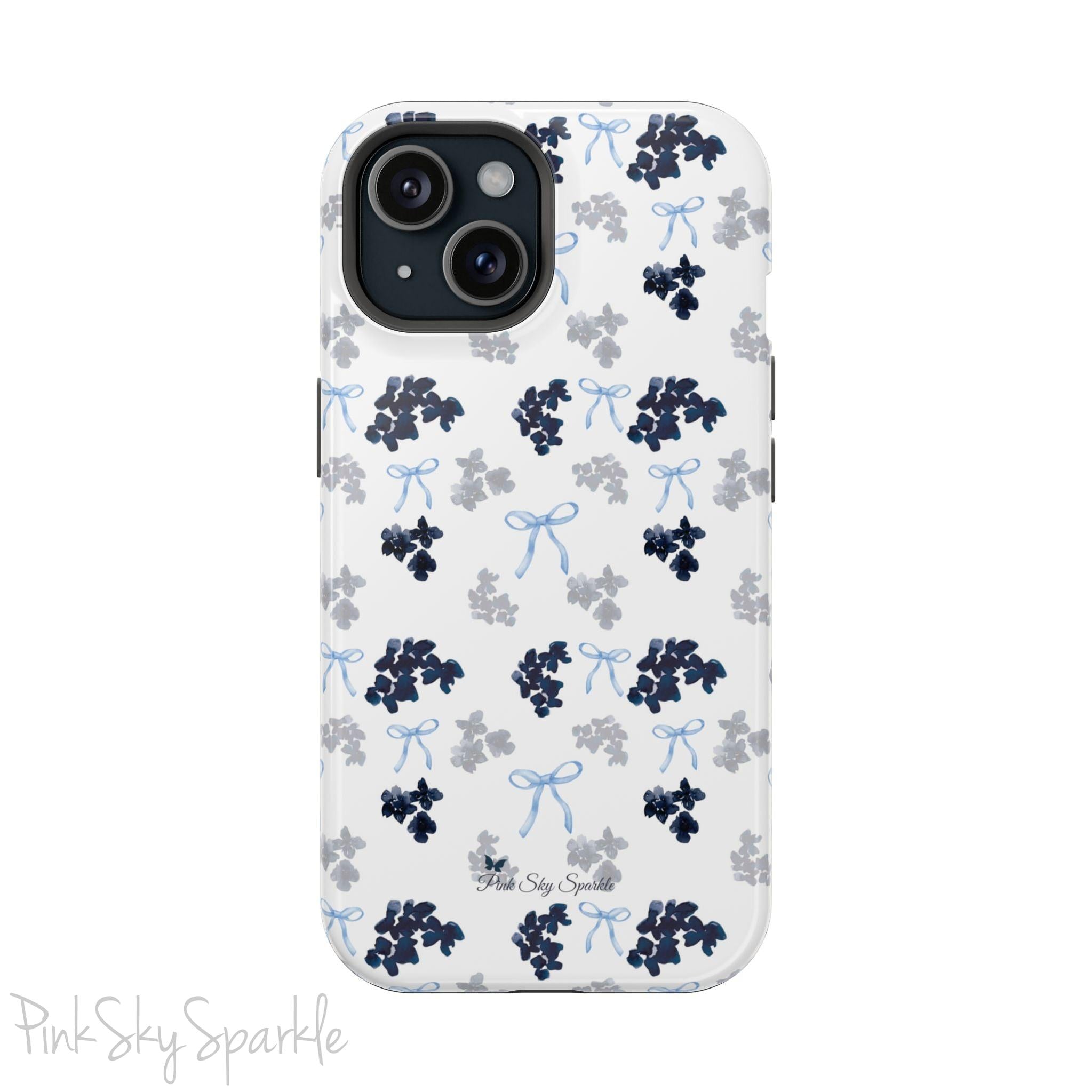 Blue Belle Coquette Magnetic iPhone Case