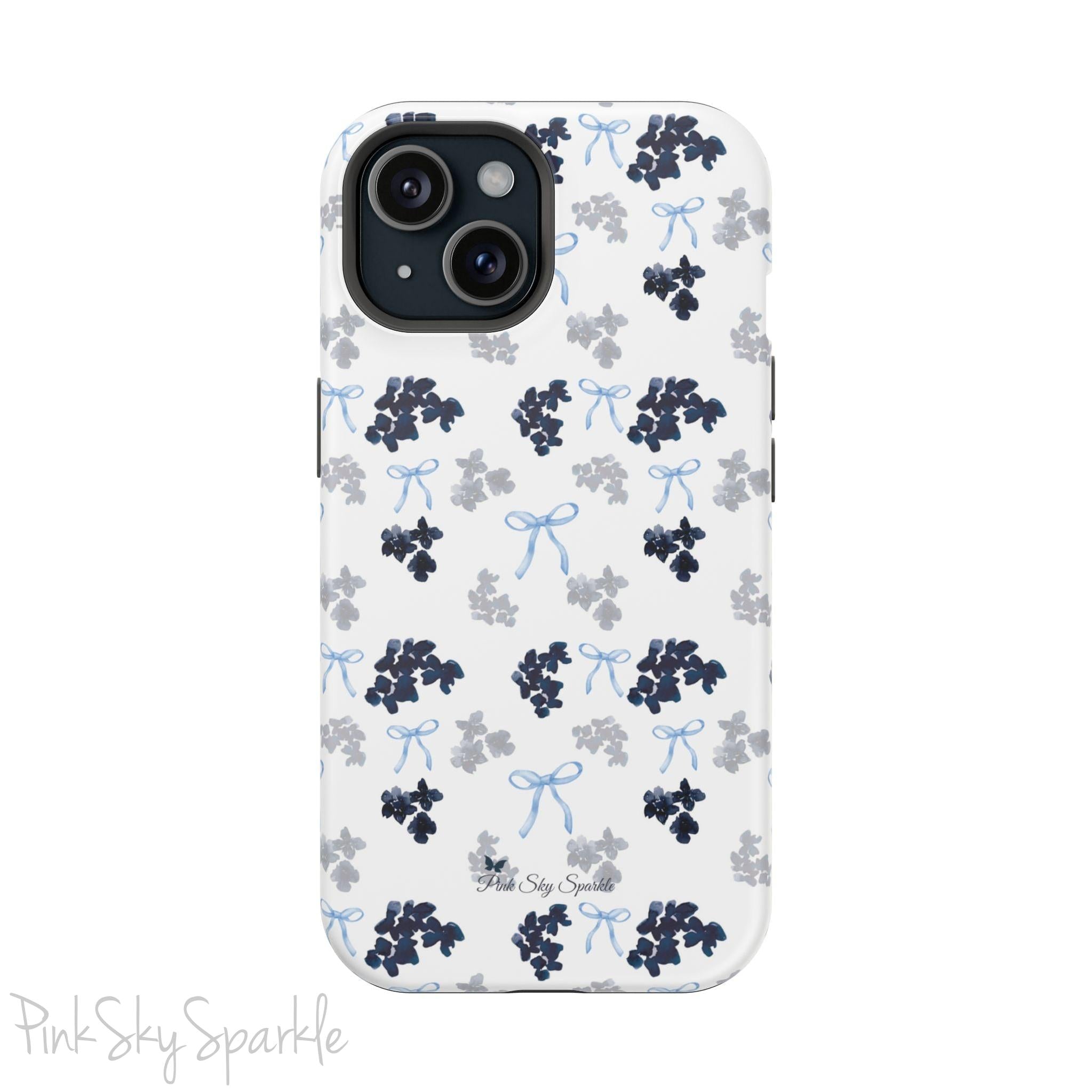 Blue Belle Coquette Magnetic iPhone Case