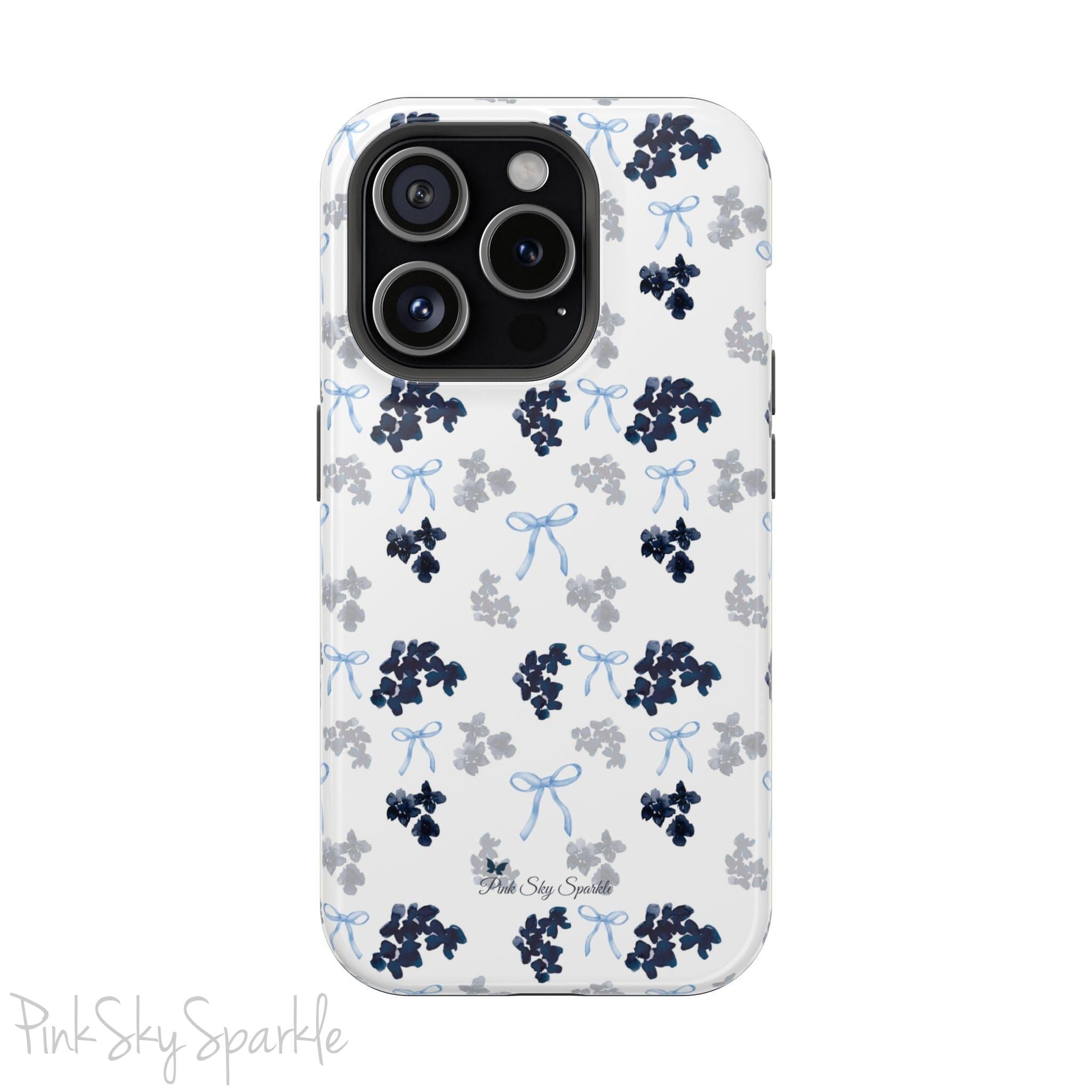 Blue Belle Coquette Magnetic iPhone Case