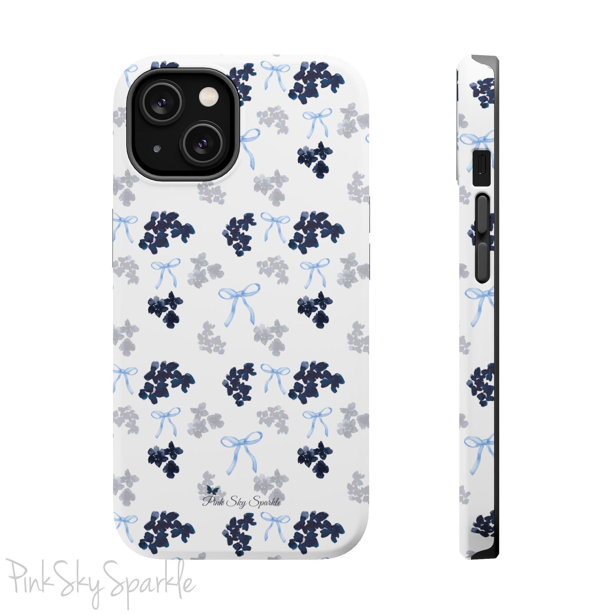 Blue Belle Coquette Magnetic iPhone Case