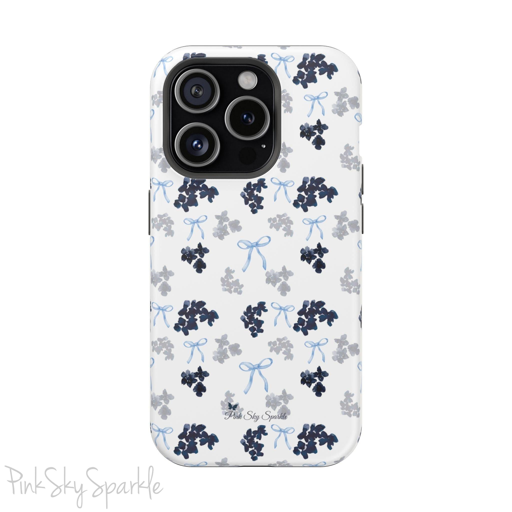 Blue Belle Coquette Magnetic iPhone Case
