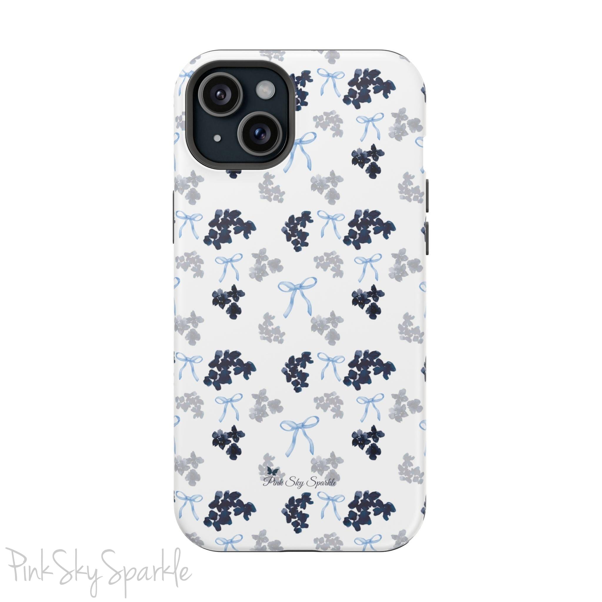 Blue Belle Coquette Magnetic iPhone Case