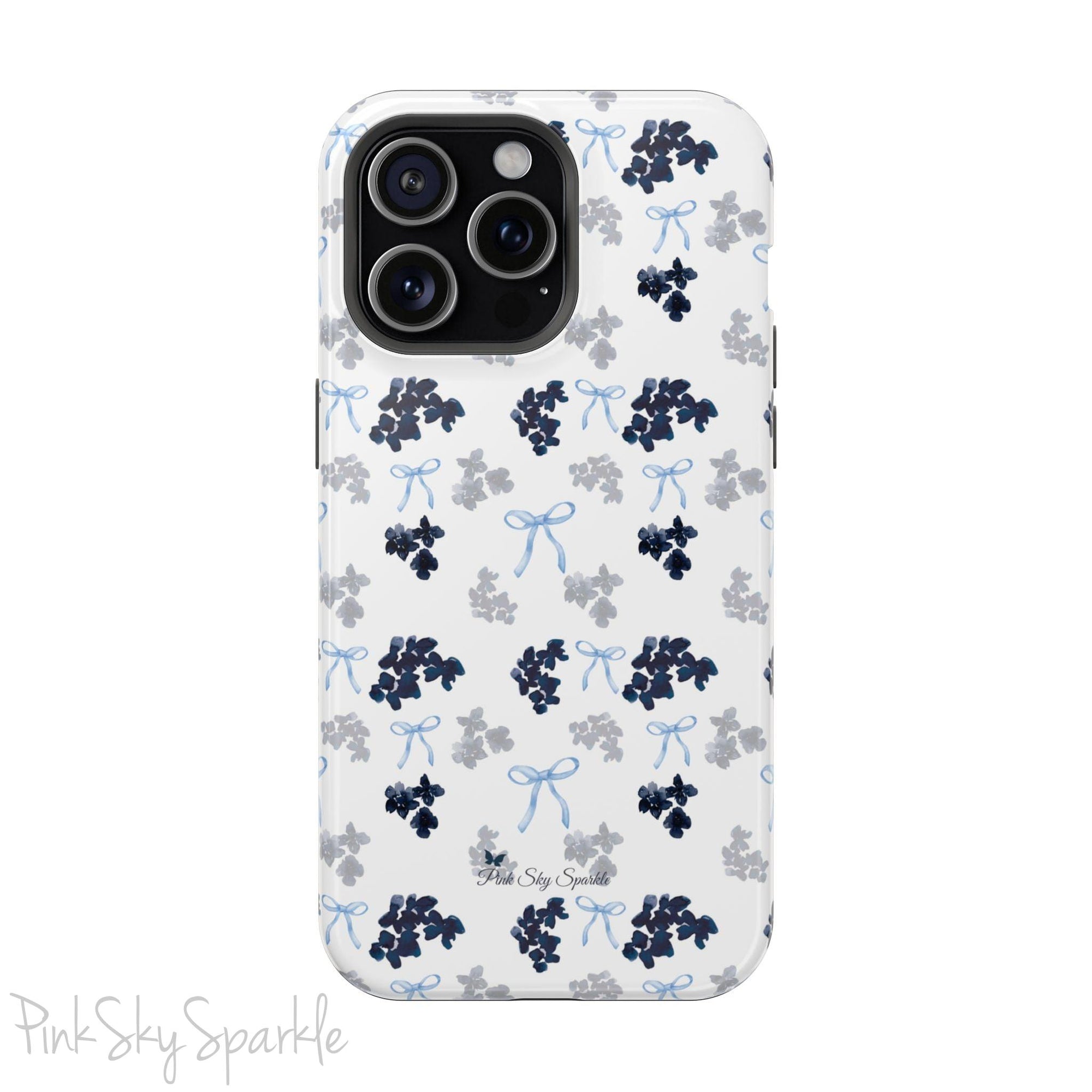 Blue Belle Coquette Magnetic iPhone Case