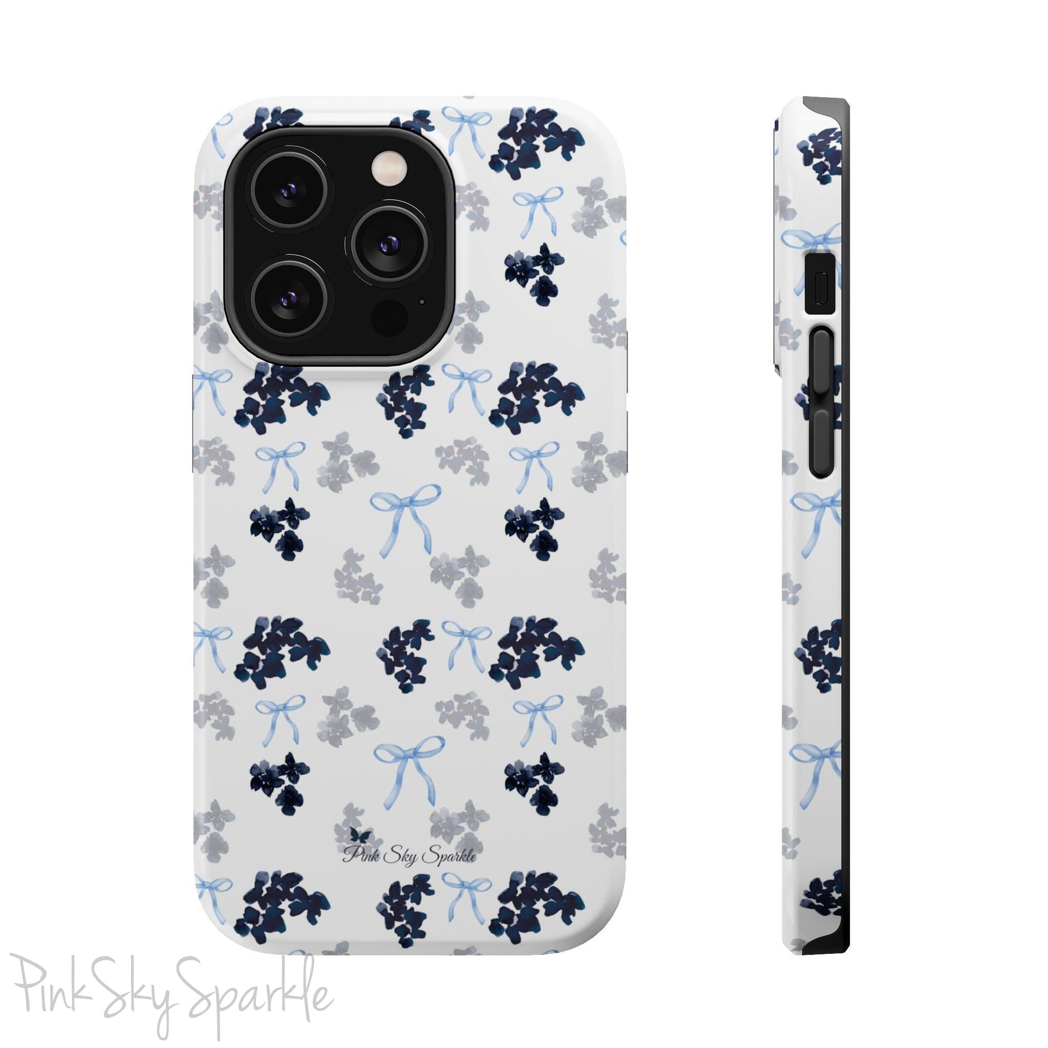 Blue Belle Coquette Magnetic iPhone Case