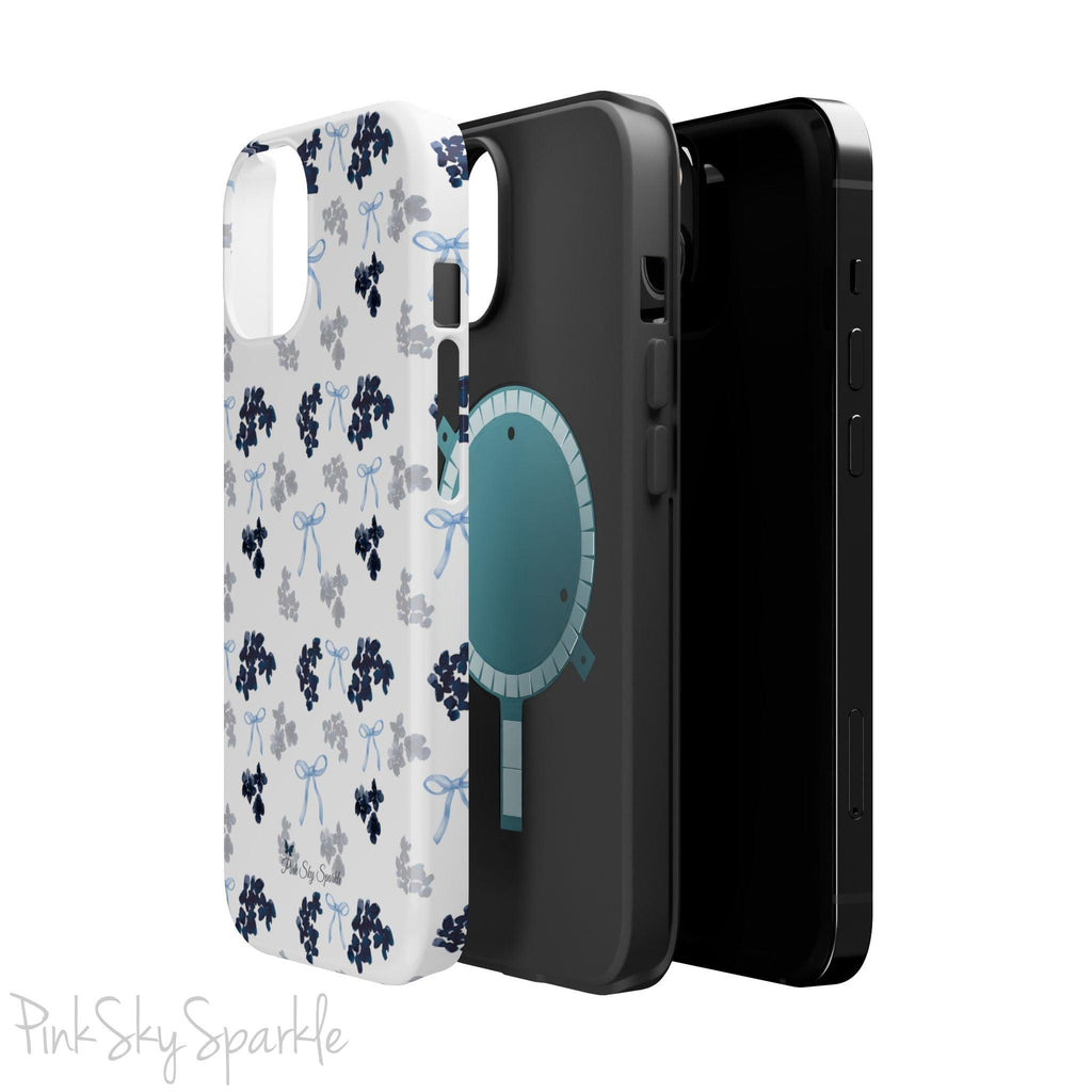 Blue Belle Coquette Magnetic iPhone Case