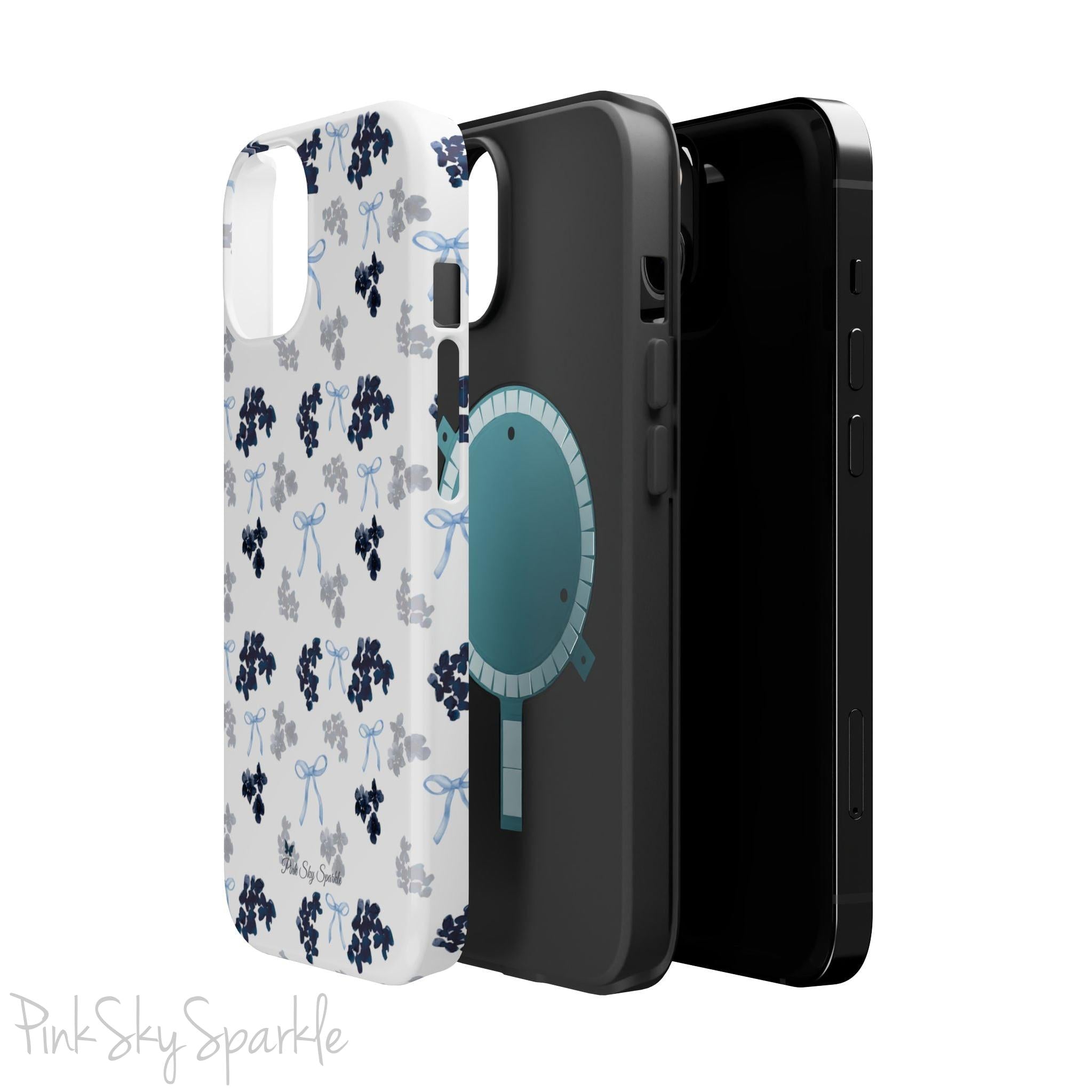 Blue Belle Coquette Magnetic iPhone Case