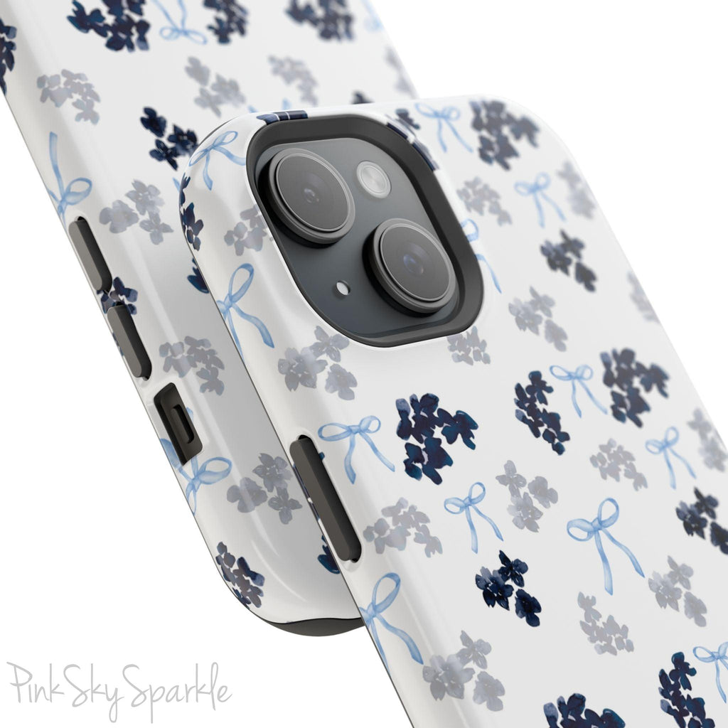 Blue Belle Coquette Magnetic iPhone Case