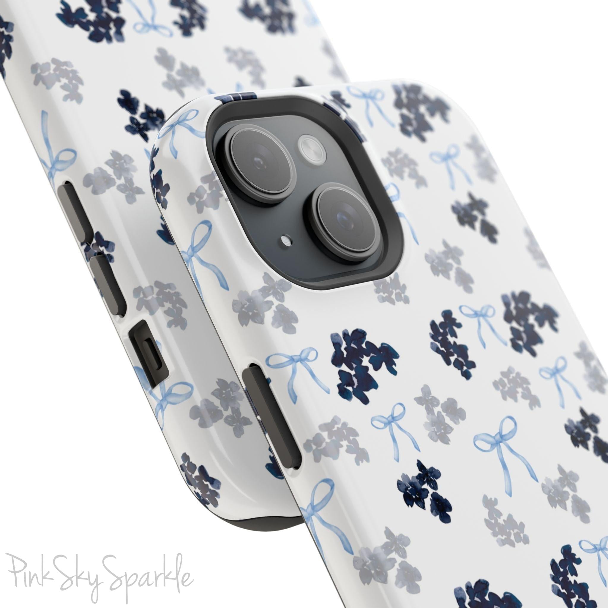 Blue Belle Coquette Magnetic iPhone Case
