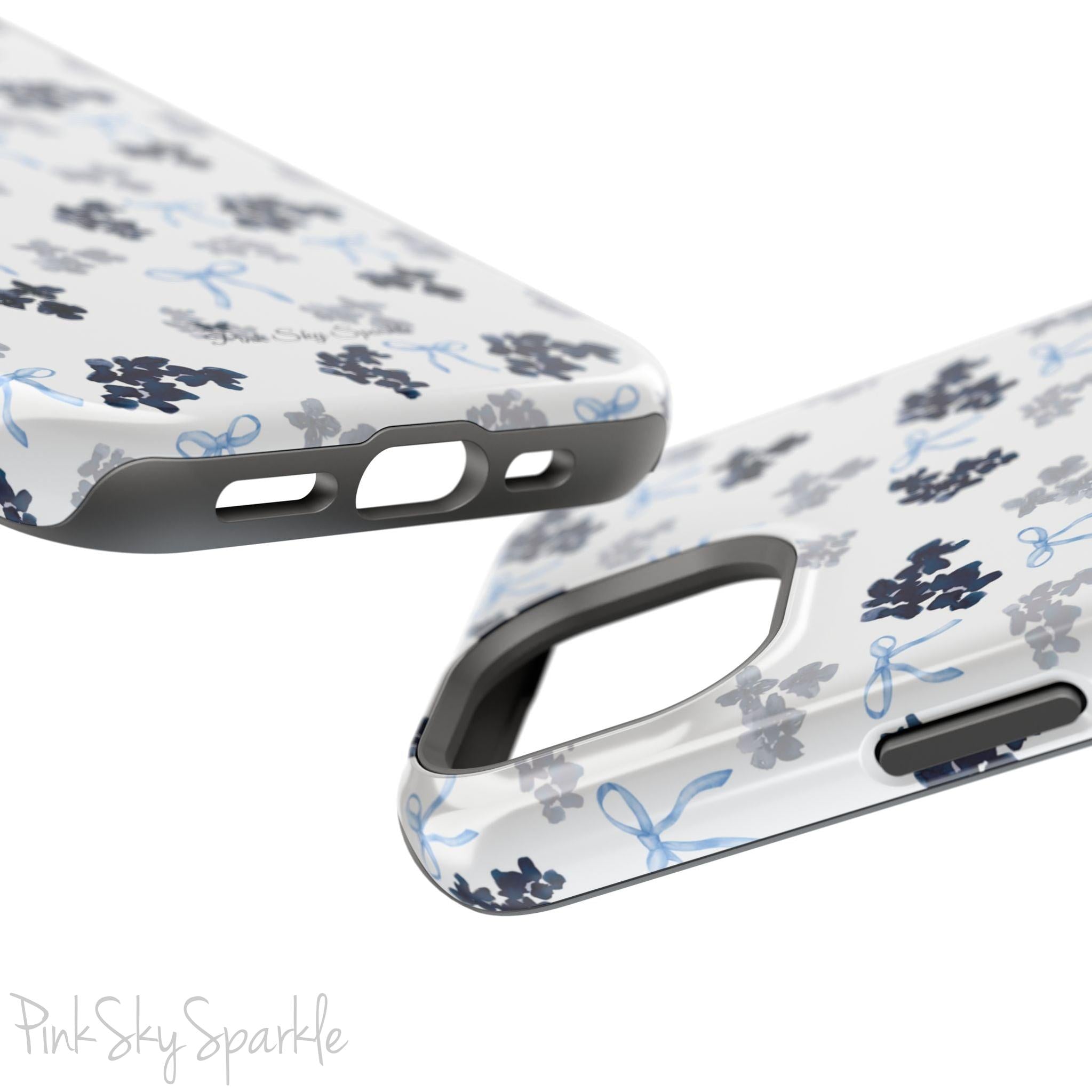 Blue Belle Coquette Magnetic iPhone Case